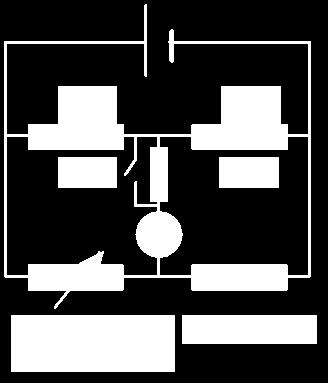 Schematic diagram showing position of resistances Circuit diagram Instructions Part A Connect the 1 k resistances, decade resistance board and unknown resistance A as shown in the diagram above.