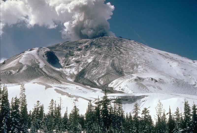 Small eruption on April 10, 1980.