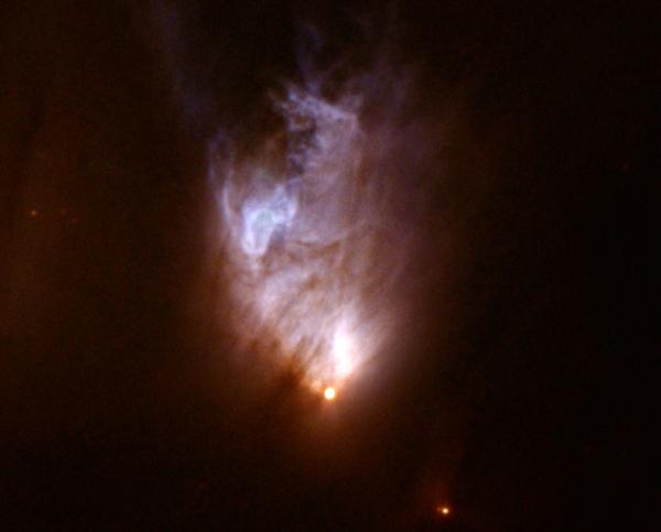 Stellar Gestation bursts into view as a visible protostar hotter, denser,