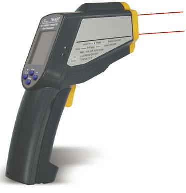 Dual laser + type K thermometer INFRARED THERMOMETER Model : ATE-2509 Your purchase of this INFRARED THERMOMETER marks a step forward for you into the field of precision measurement.
