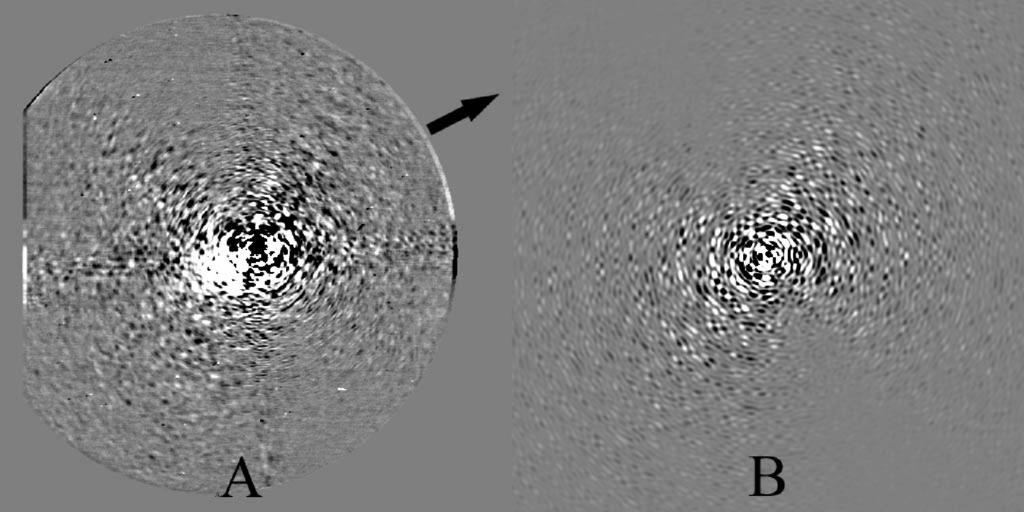 TRIDENT IR DIFFERENTIAL IMAGING CAMERA 753 Fig. 3. Quasi-static PSF evolution with changing telescope pointing.