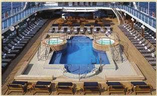 Waves Waves is located close to the ship s main pool and two hot tubs.