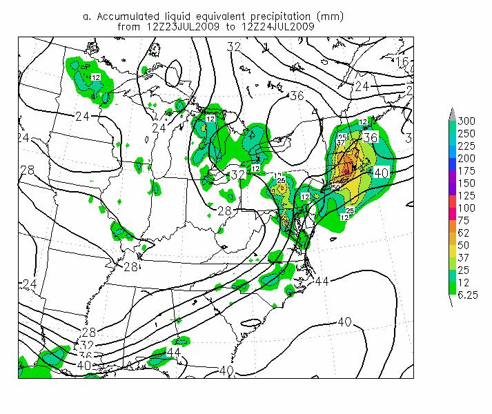 Figure 6 shows the NAM 00-hour forecast at 1800 UTC on 23 July 2009.