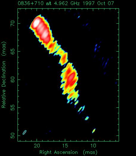 VLBI Using Satellite (λ = 6cm) Quasar: VLBI ground