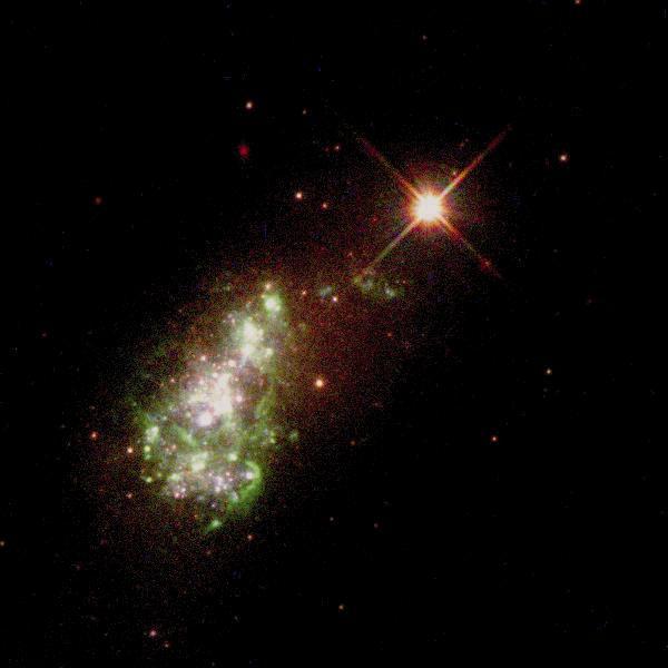 A starburst dwarf - the blue compact galaxy (BCG) ESO 338-IG04.