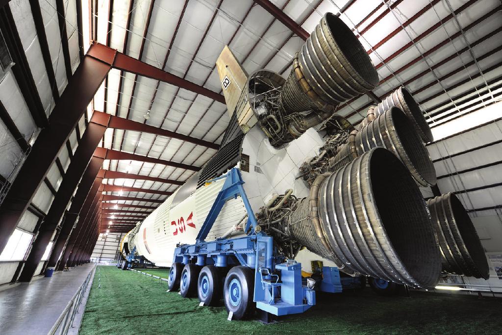 Since the Apollo programme was stopped prematurely for financial reasons, this Saturn V rocket