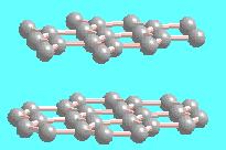Bonding in Solids Covalent Network Solids In graphite each C atom is arranged in a planar hexagonal ring;