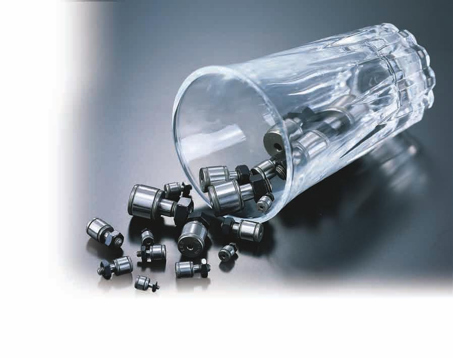 Miniature Type am Follower series meets miniaturization demands of advanced equipment. Miniature Type am Followers series are designed to be very compact; stud dia. of 1. to and outside dia.