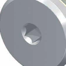 The washers receive axial loads of the due to mounting errors and prevent friction and abrasion of the sliding surface.