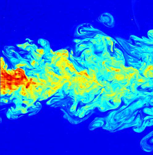 Large-ed simulations! Summary! Most engineering problems involve turbulent flows. Such flows involve are highly unstea and contain a large range of scales.