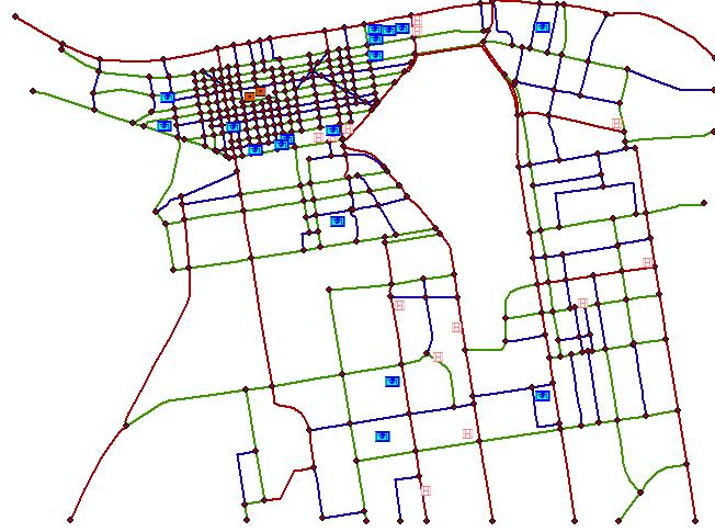 Geo-database Creation: IV. RESULTS AND DISCUSSION The following steps were done to create geo-database: 1. Khartoum center base map using IKONOS imagery. 2. Area's road network Shape file. 3.