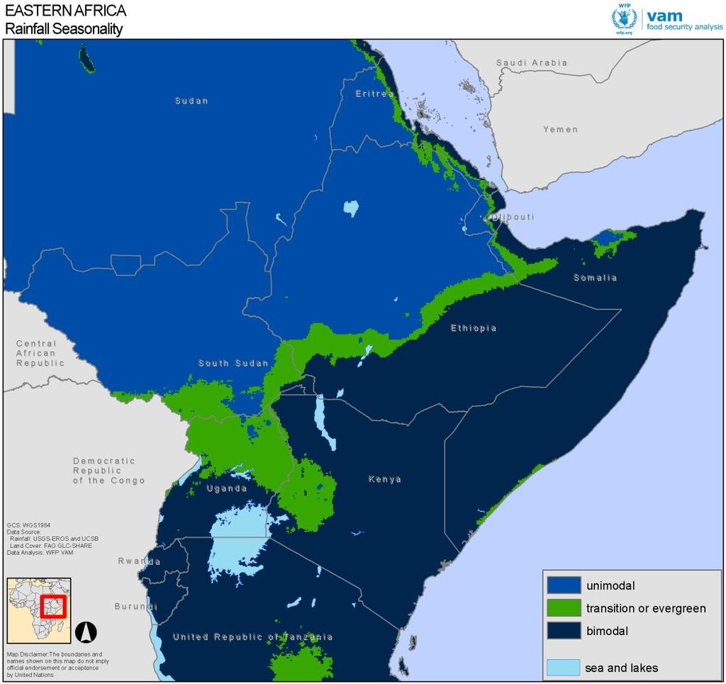East Africa: A complex pattern of impacts Timings of El Niño Impacts Overview of El Niño impacts in East Africa The current El Niño event has influenced East Africa since its official onset in March