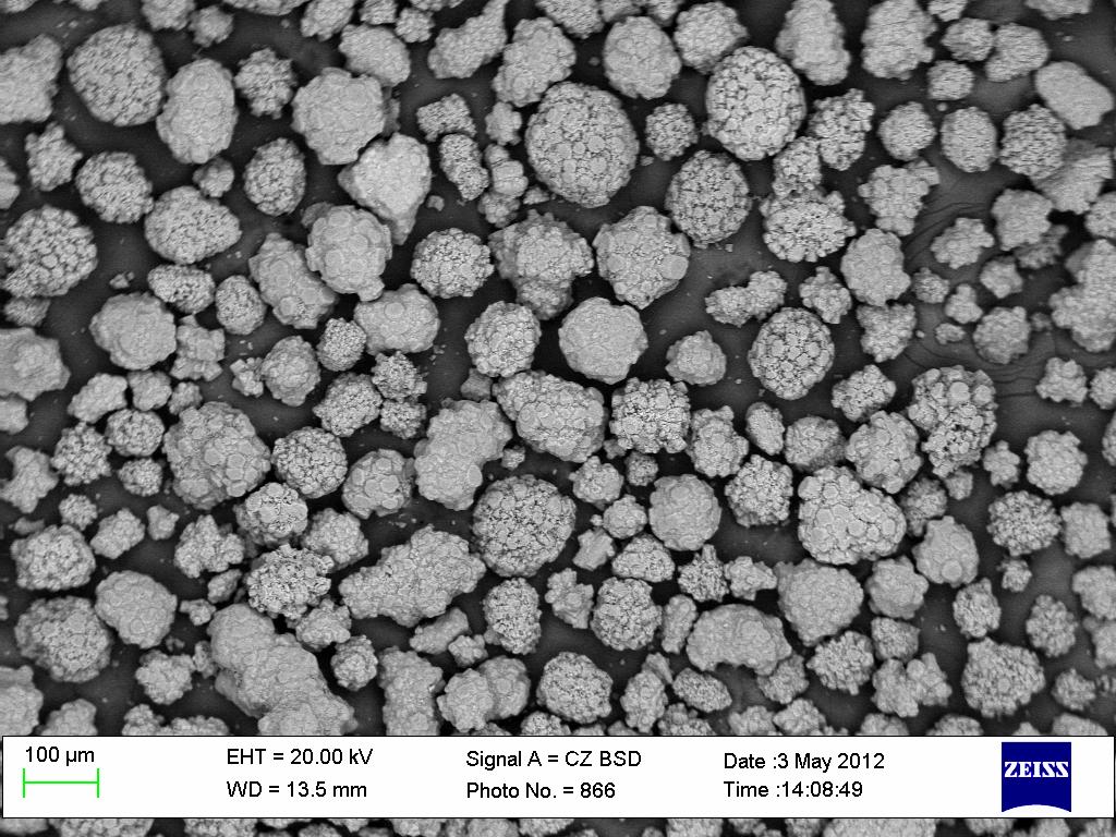 0 Due to low metal load there are no 20 30 50 60 structural changes on catalysts surface in 70 90 110 2θ Fig. 4 XRD pattern of sample #3 comparison with pure support (fig.3).