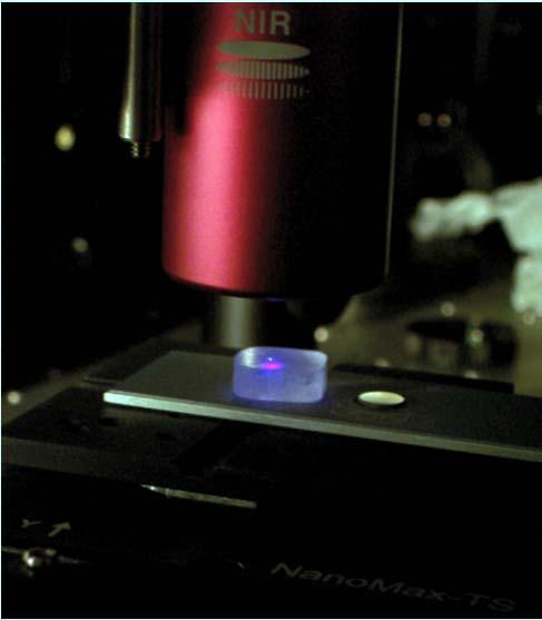 High resolution optical characterization by Two Photon