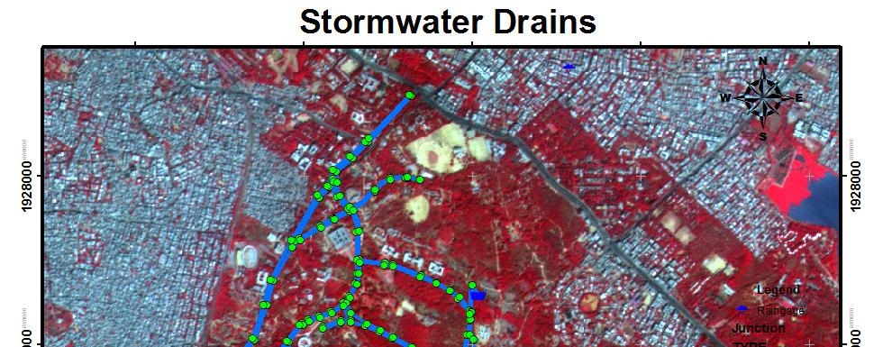 Storm water network map