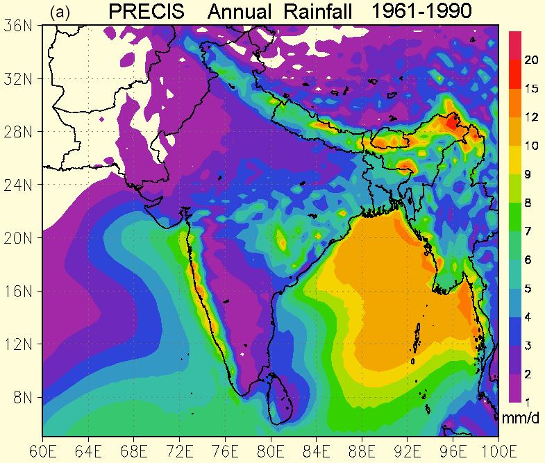 Rainfall and Temperature Scenario for Bangladesh The Open Atmospheric Science Journal, 2009, Volume 3 95 rainfall amounts the following regression equation is proposed: RF estimated = constant +