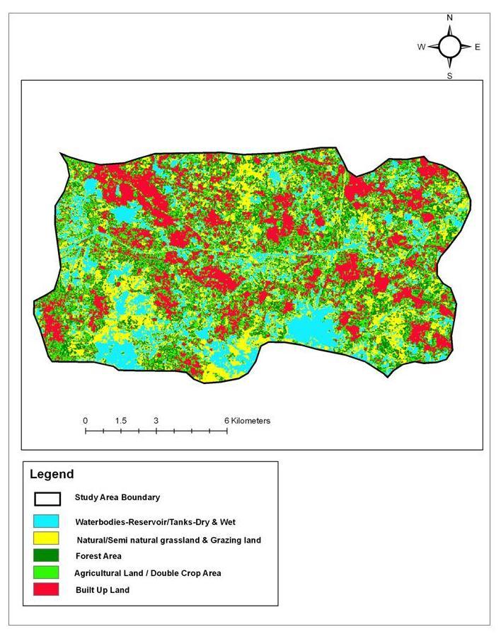 International Journal of Scientific & Engineering Research, Volume 3, Issue 11, November-2012 4 Fig. 5. Land Use / Land Cover Map 2011 3.