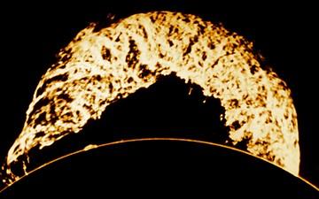 Filaments and Prominences Filaments and prominences are cool and dense gas suspended high in the solar atmosphere, and embedded in the very hot solar corona.
