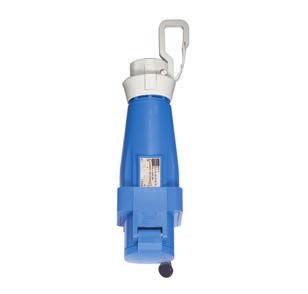 Coupler SolConeX A Series 8/ > Enclosure in robust polyamide > A switch incorporated into the socket body ensures safe operation > Handy hanging loop Series 8/ E00 WebCode 8A ATEX NEC 0 NEC 0 NEC 00