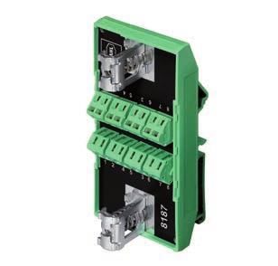 Ethernet Terminal Series 88 > In type of protection Ex e > Easy connection thanks to spring clamp terminals > Data rate up to 00 Mbit/s Series 88 00E00 WebCode 88A ATEX / IECEx Zone 0 0 For use in x