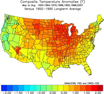 They were also dry in the south and parts of the Corn Belt.