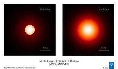 Cepheids: circumstellar envelopes Flux CSE ~ 2-5% Period-Luminosity relationship 2 µm 10 µm Enveloppes found around