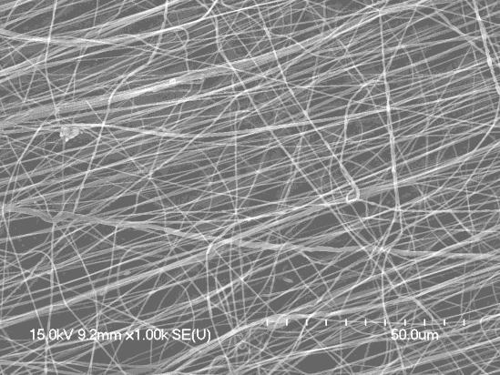 Electrospinning An example of data on fiber alignment for
