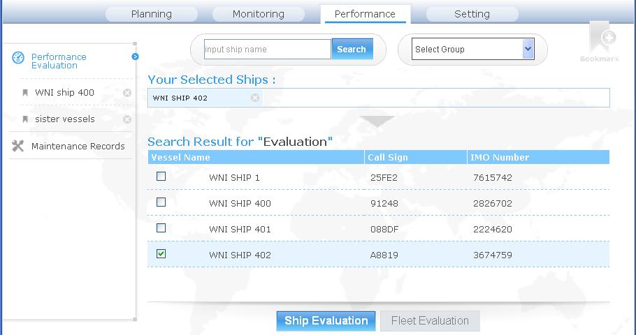 5. Evaluation Performance Evaluation Ship-specific performance is analyzed based on Weathernews verified