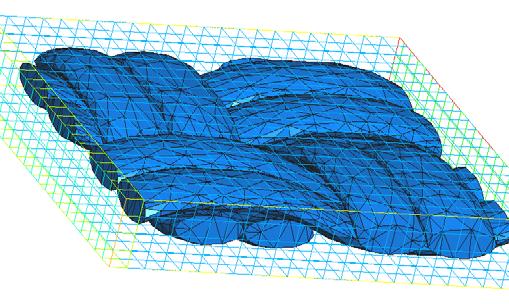 Accoring to Belov et al., the saturate permeability of a single layer of such fiber reinforcement is in between 2.6 10-10 m 2 an 3.5 10-10 m 2 using the Lattice Boltzmann Metho (LBM).