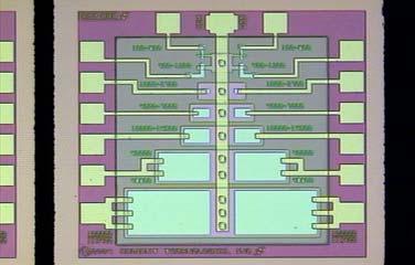 Figure 7: Die photo of integrated ferroelectric capacitors