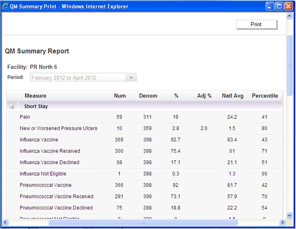 version of the report page will be generated in a new