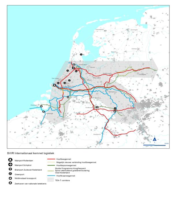 International corridor development in NL MIRT projects to develop multimodal international corridor for freight transport and logistics Corridor Rotterdam Germany Roads, railway, waterways and