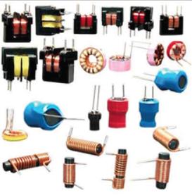An inductor is characterized by its inductance, the ratio of the voltage to the rate of change of