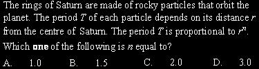 Example From Kepler s 3 rd law T 2 = [ 4 2 / GM ]r 3.