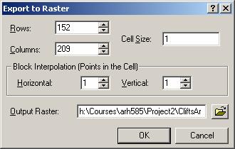 -Select the kriging layer. Right click, choose Data > Export to Raster. In the Export to Raster dialog box, note the Output Raster field.