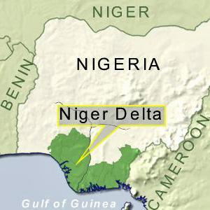 1: Map of Nigeria, showing the study area. Stratigraphic setting: The study area (Figures 1) is located within the onshore western swamp, Niger Delta.