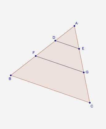 Alt 1: Alt 2: Alt 3: DE FG DE BC ** FG BC Alt 4: DE FG BC 8. Question: Which of the following statements will be always true if BD is the altitude for right triangle ABC?