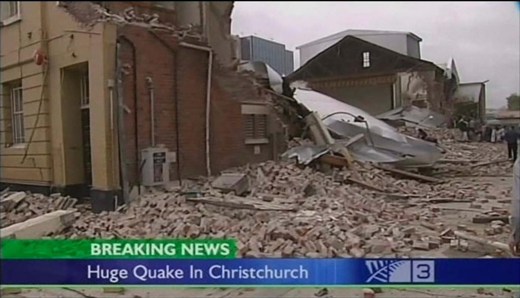 Christchurch is still rebuilding from the September 3, 2010 magnitude 7.0 earthquake that struck 45 km (30 miles) west of the city.