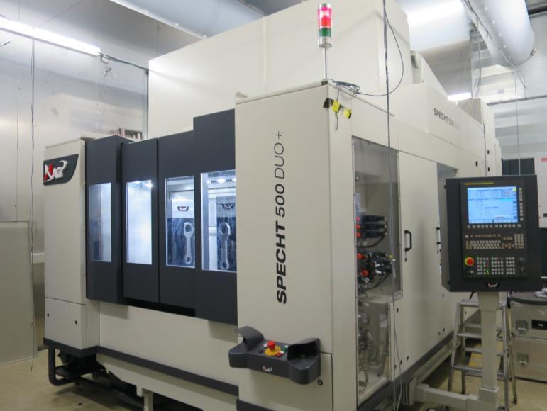 Machine tool: MAG SPECHT 500 DUO+ Machine tool used for the measurements: Horizontal dual-spindle machining