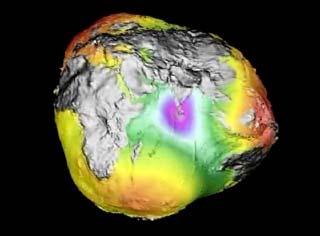 The Geoid The Geoid = the particular equipotential surface that coincides with the mean sea level Over the oceans, the geoid is the ocean surface (assuming no currents, waves, etc) Over the