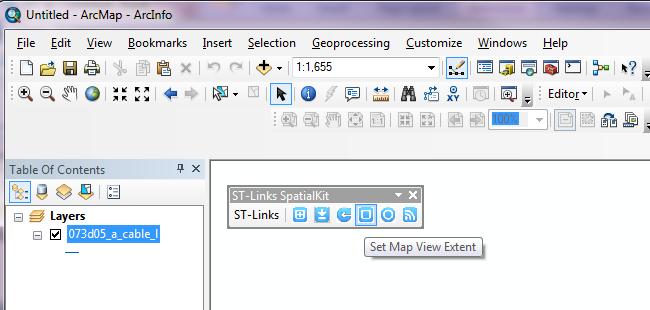Extent affects the data area of ST Layer while the Map View Extent does not affect
