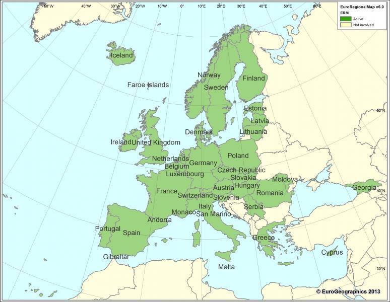 Regional Map (EGM) Standardization of