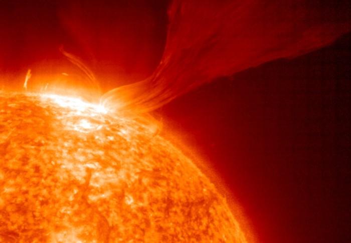 PROMINENCES are eruptions of gas into the chromosphere and corona.