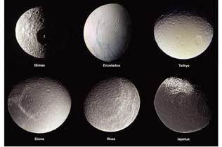 Almost all show evidence of past volcanism and/or tectonics Medium Moons