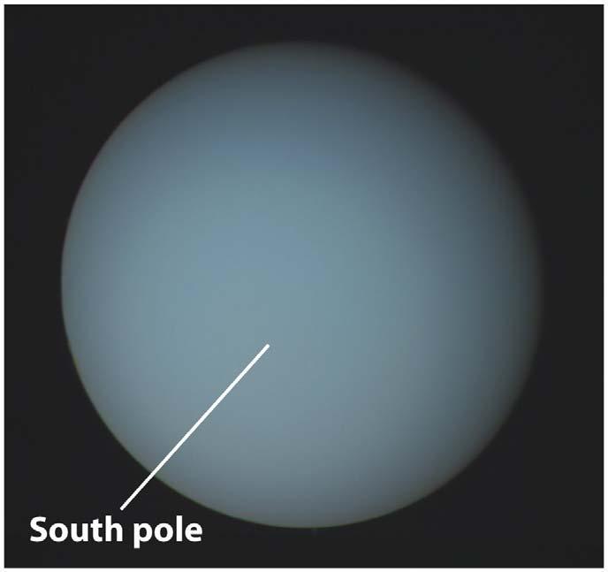Uranus has an unusual tilt Herschel discovered that moons were orbiting in a plane perpendicular to its orbit Moons orbit about their parent body s equator Uranus s rotation