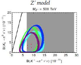 K πννnp sensitivity Simplified Z, Z models A. J. Buras, D. Buttazzo, R.