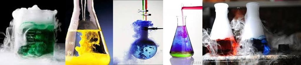 Chemical reactions You will now perform 4
