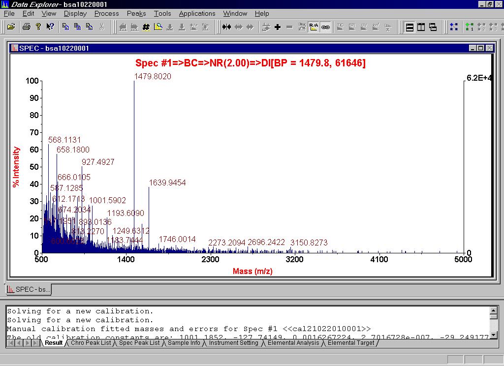 3.6.12 Click Peak-->Deisotoping 1.6.13 Click OK 1.6.14 Print the spectrum Click File-->Print-->Print File with Instrument Settings 3.
