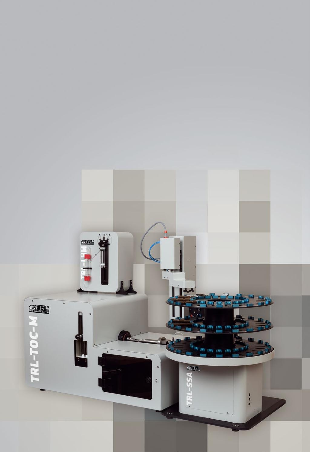 TRL-TOC-M MODEL MODULAR TC/IC/TOC/TN ANALYZER FOR LIQUID AND SOLID SAMPLES TRL-TOC-M Model TC/IC/TOC/TN Analyzers are designed to