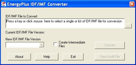 Using Older Version Input Files - Transition IDF Converter Using Older Version Input Files - Transition The transition program(s) assist users in converting input files from prior release versions to
